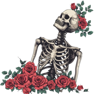 Skeleton and Roses 0001